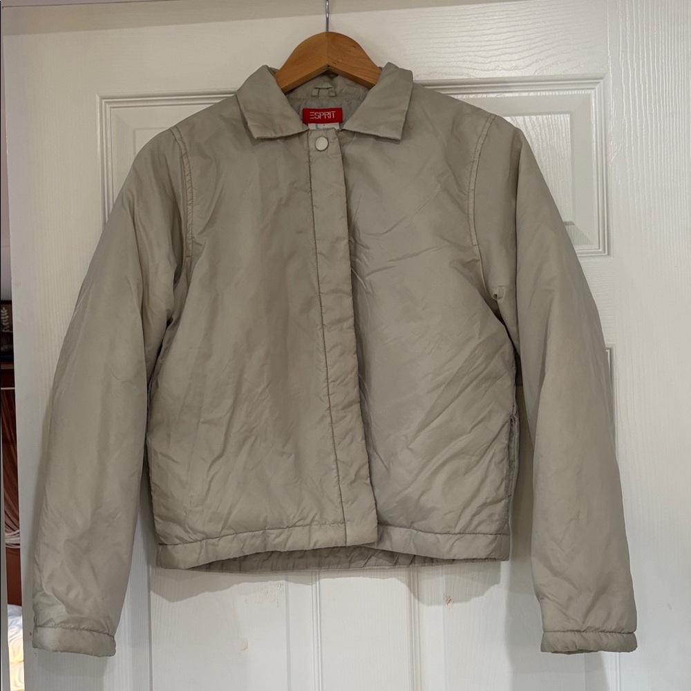 90s Light Beige Transition Jacket - spring/fall